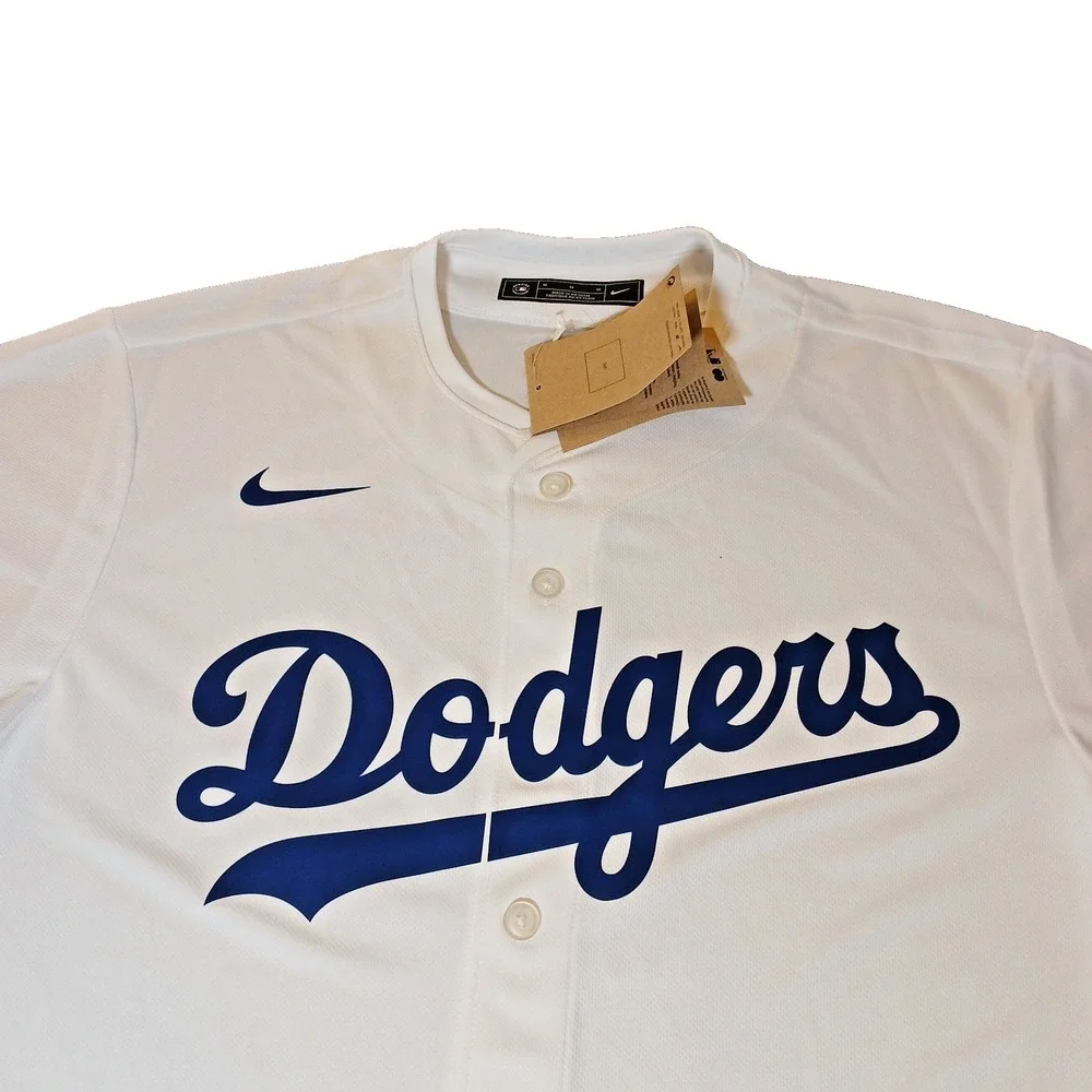 Nike Authentic Los Angeles Dodgers White Home MLB Baseball Jersey Men's Size: M